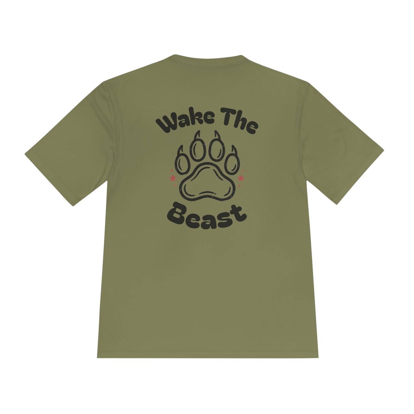 Wake The Beast Paw Tee — Moisture-Wicking Performance Shirt