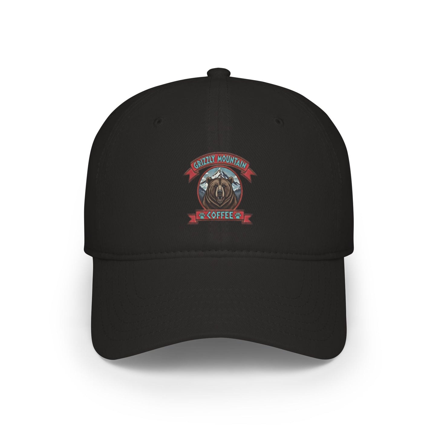 Grizzly mountain Coffee Cap — Low Profile Baseball Hat