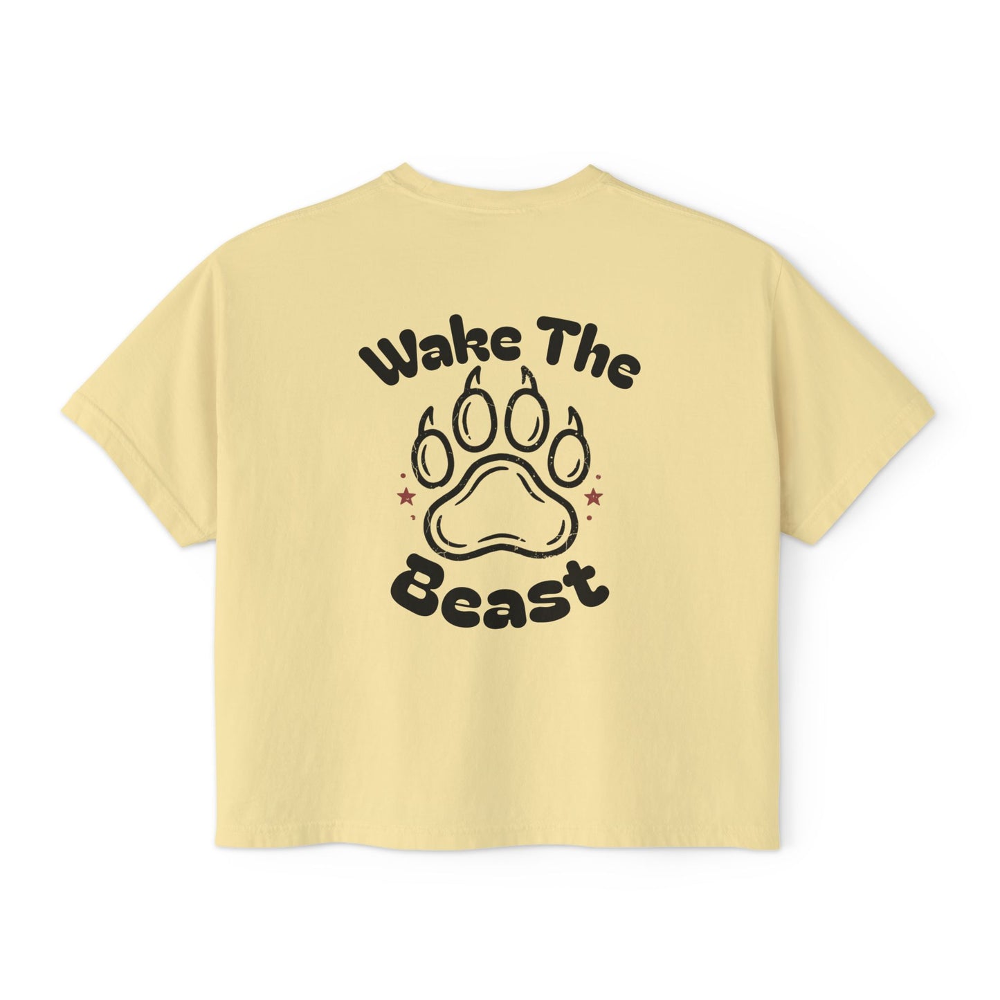 Women's Boxy Tee "Wake The Beast"