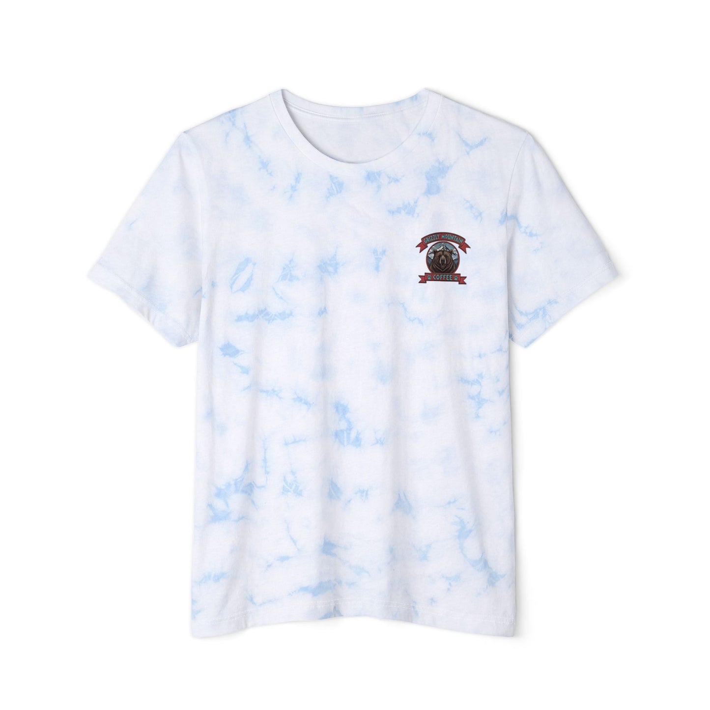 Tie-Dye Coffee T‑Shirt — "This much awesome runs on coffee"