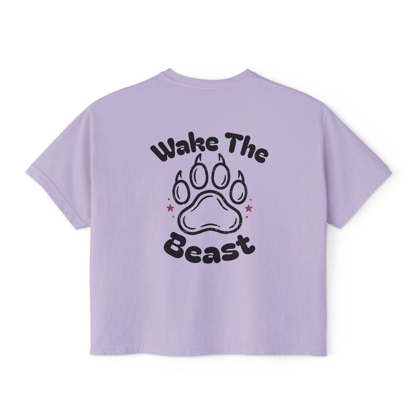 Women's Boxy Tee "Wake The Beast"