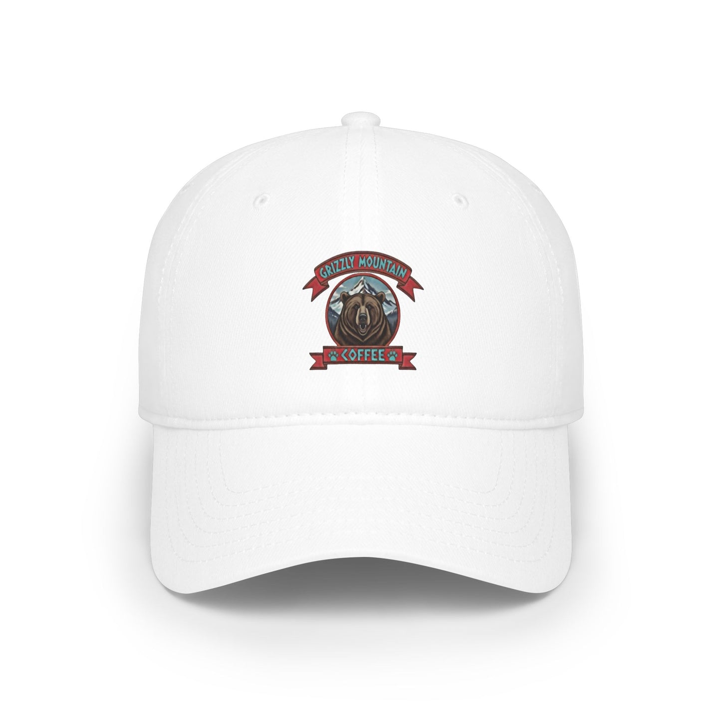 Grizzly mountain Coffee Cap — Low Profile Baseball Hat