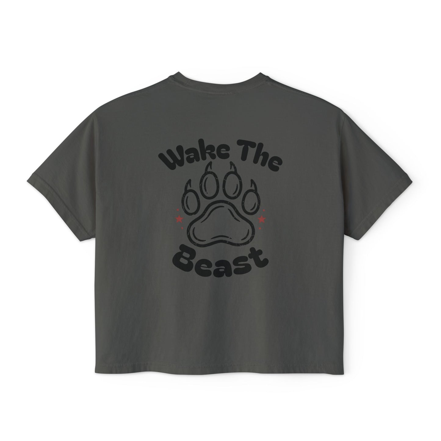 Women's Boxy Tee "Wake The Beast"